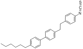 4-Hexyl-4-[2-(4-isothiocyanatophenyl)ethyl]-1,1-biphenyl Structure,110499-97-3Structure