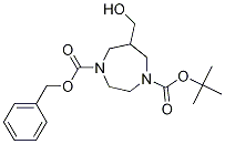 1-Benzyl 4-tert-butyl 6-(hydroxymethyl)-1,4-diazepane-1,4-dicarboxylate Structure,1105187-33-4Structure