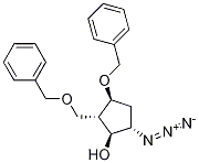 (1S,2s,3s,5s)-5-azido-3-(phenylmethoxy)-2-[(phenylmethoxy)methyl]cyclopentanol Structure,110567-23-2Structure