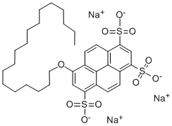 8-Octadecyloxypyrene-1,3,6-trisulfonic acid trisodium salt Structure,111024-84-1Structure