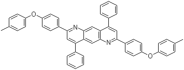 2,6-Bis(4-phenoxyl phenyl)-4,8-diphenylanthrazoline Structure,1110276-79-3Structure