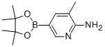 3-Methyl-5-(4,4,5,5-tetramethyl-1,3,2-dioxaborolan-2-yl)pyridin-2-amine Structure,1111637-91-2Structure