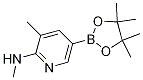 N,3-dimethyl-5-(4,4,5,5-tetramethyl-1,3,2-dioxaborolan-2-yl)pyridin-2-amine Structure,1111637-92-3Structure