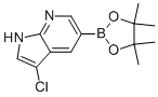 1H-3-chloro-pyrrolo[2,3-b]pyridine-5-boronic acid pinacol ester Structure,1111638-73-3Structure