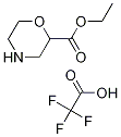 Ethyl morpholine-2-carboxylate trifluoroacetic acid Structure,1111640-52-8Structure