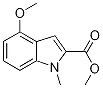 Methyl 4-methoxy-1-methyl-1h-indole-2-carboxylate Structure,111258-25-4Structure