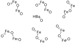 Barium dodecairon nonadecaoxide Structure,11138-11-7Structure