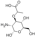 2-Amino-3-o-(1-carboxyethyl)-2-deoxy-d-glucose Structure,1114-41-6Structure