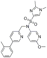 N-(6-methoxy-3-pyridinyl)-1,2-dimethyl-n-[[5-(2-methylphenyl)-2-pyridinyl]methyl]-1h-imidazole-4-sulfonamide Structure,1114475-05-6Structure