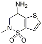 2-Methyl-3,4-dihydro-2H-thieno[2,3-e][1,2]thiazin-4-amine 1,1-dioxide Structure,1114597-89-5Structure