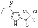 1-[5-(2,2,2-Trichloroacetyl)-1h-pyrrol-3-yl]-1-propanone Structure,111468-90-7Structure