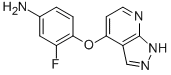 4-((1H-pyrazolo[3,4-b]pyridin-4-yl)oxy)-3-fluoroaniline Structure,1115490-85-1Structure