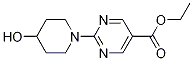 Ethyl 2-(4-hydroxypiperidin-1-yl)pyrimidine-5-carboxylate Structure,1116339-70-8Structure