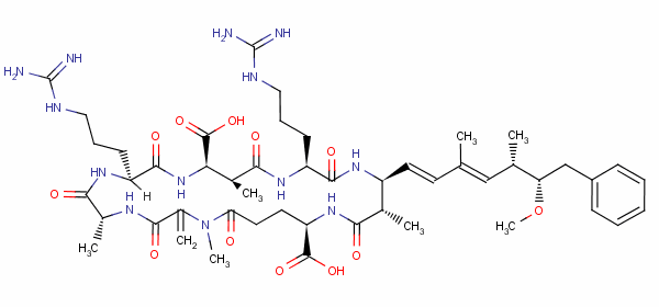 Microcystin-rr Structure,111755-37-4Structure