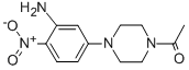 1-Acetyl-4-(3-amino-4-nitrophenyl)piperazine Structure,111861-03-1Structure