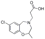 3-(7-Chloro-2-methyl-2,3-dihydro-1,4-benzoxazepin-4(5h)-yl)propanoic acid Structure,1119452-95-7Structure