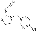 Thiacloprid Structure,111988-49-9Structure