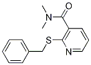 2-(Benzylthio)-n,n-dimethylnicotinamide Structure,112006-57-2Structure