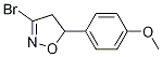 3-Bromo-4,5-dihydro-5-(4-methoxyphenyl)isoxazole Structure,1120215-02-2Structure