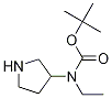 Ethyl-pyrrolidin-3-yl-carbamic acid tert-butyl ester Structure,1120357-23-4Structure