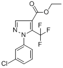 Ethyl1-(3-chlorophenyl)-5-(trifluoromethyl)-1h-pyrazole-4-carboxylate Structure,112055-35-3Structure