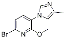 6-Bromo-2-methoxy-3-(4-methyl-1himidazol-1-yl)pyridine Structure,1123194-98-8Structure