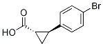 (1S,2s)-2-(4-bromophenyl)cyclopropanecarboxylic acid Structure,1123620-89-2Structure