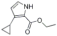 Ethyl 3-cyclopropyl-1h-pyrrole-2-carboxylate Structure,1123725-69-8Structure