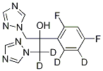 Fluconazole-d4 (bismethylene-d4) Structure,1124197-58-5Structure