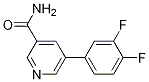 5-(3,4-Difluorophenyl)pyridine-3-carboxamide Structure,1125429-25-5Structure