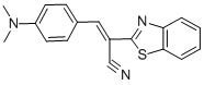 (2E)-2-(1,3-benzothiazol-2-yl)-3-[4-(dimethylamino)phenyl]acrylonitrile Structure,112632-96-9Structure