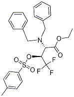 (2S,3s)-ethyl 2-(dibenzylamino)-4,4,4-trifluoro-3-(tosyloxy)butanoate Structure,1126530-80-0Structure