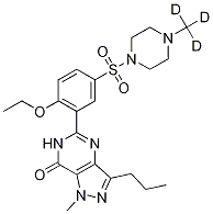 Sildenafil-d3 Structure,1126745-90-1Structure