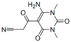 3-(6-Amino-1,3-dimethyl-2,4-dioxo-1,2,3,4-tetrahydro-pyrimidin-5-yl)-3-oxo-propionitrile Structure,112735-05-4Structure