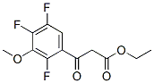 3-Oxo-3-(2,4,5-trifluoro-3-methoxy-phenyl)-propionic acid ethyl ester Structure,112811-68-4Structure