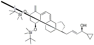 (5E,24r)-1,3-bis-o-(tert-butyldimethylsilyl)-calcipotriene Structure,112849-26-0Structure