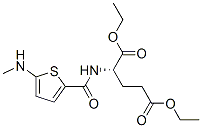 Diethyl N-[5-methylamino-2-thenoyl]-L-glutamate Structure,112889-02-8Structure