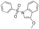 1-Benzenesulfonyl-3-methoxy-1h-indole Structure,112890-10-5Structure