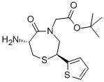 Tert-butyl (2s,6r)-6-amino-5-oxo-2-(2-thienyl)perhydro-1,4-thiazepine-4-acetate Structure,112968-38-4Structure