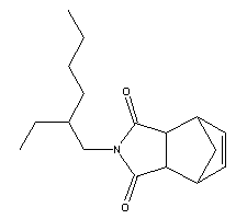 N-(2-Ethylhexyl)-5-norbornene-2,3-dicarboximide Structure,113-48-4Structure