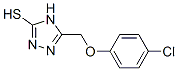 5-(4-Chloro-phenoxymethyl)-4H-[1,2,4]triazole-3-thiol Structure,113056-45-4Structure