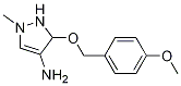 3-(4-Methoxybenzyloxy)-1-methyl-2,3-dihydro-1H-pyrazol-4-amine Structure,1131604-84-6Structure