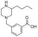 1-(3-Carboxyphenyl methyl)-3-n-butyl piperazine Structure,1131622-34-8Structure