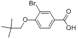 3-Bromo-4-(neopentyloxy)benzoic acid Structure,1131622-52-0Structure