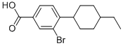 3-Bromo-4-(4-ethylcyclohexyl)benzoic acid Structure,1131622-57-5Structure