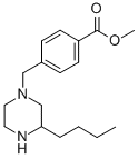 Methyl 4-((3-butylpiperazin-1-yl)methyl) benzoate Structure,1131622-73-5Structure