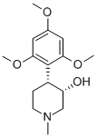 (3S,4r)-1-methyl-4-(2,4,6-trimethoxyphenyl)-3-piperidinol Structure,113225-19-7Structure