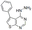 4-Hydrazino-5-phenylthieno[2,3-d]pyrimidine Structure,113246-86-9Structure