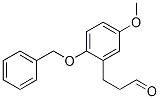 5-Methoxy-2-(phenylmethoxy)-benzenepropanal Structure,1132981-64-6Structure