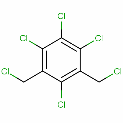 Alpha,alpha’,2,4,5,6-hexachloro-m-xylene Structure,1133-57-9Structure